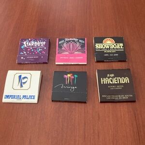 Vintage matchbooks matchbooks from Las Vegas and Atlantic City